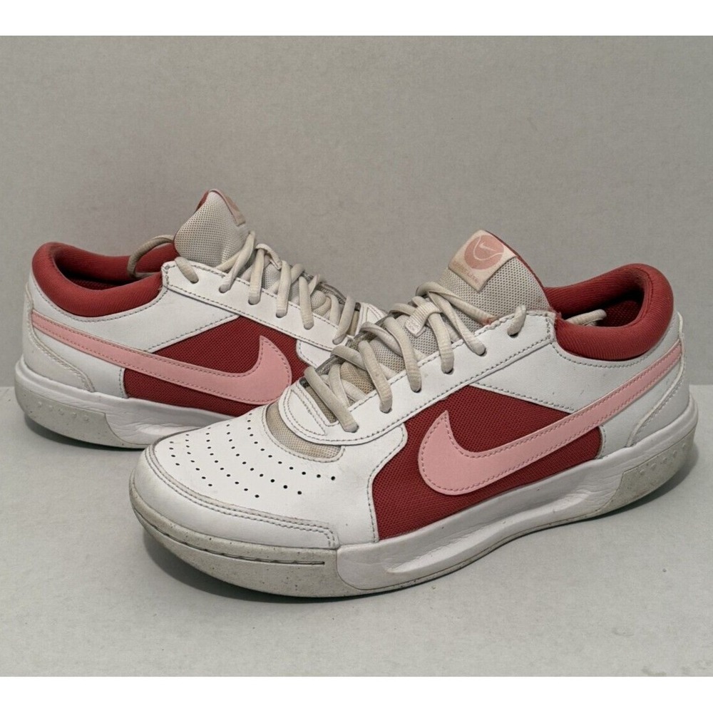 Nike Zoom Court Lite‎ Tennis Sports Shoes Women's 9 White Lace-Up DV3279-101